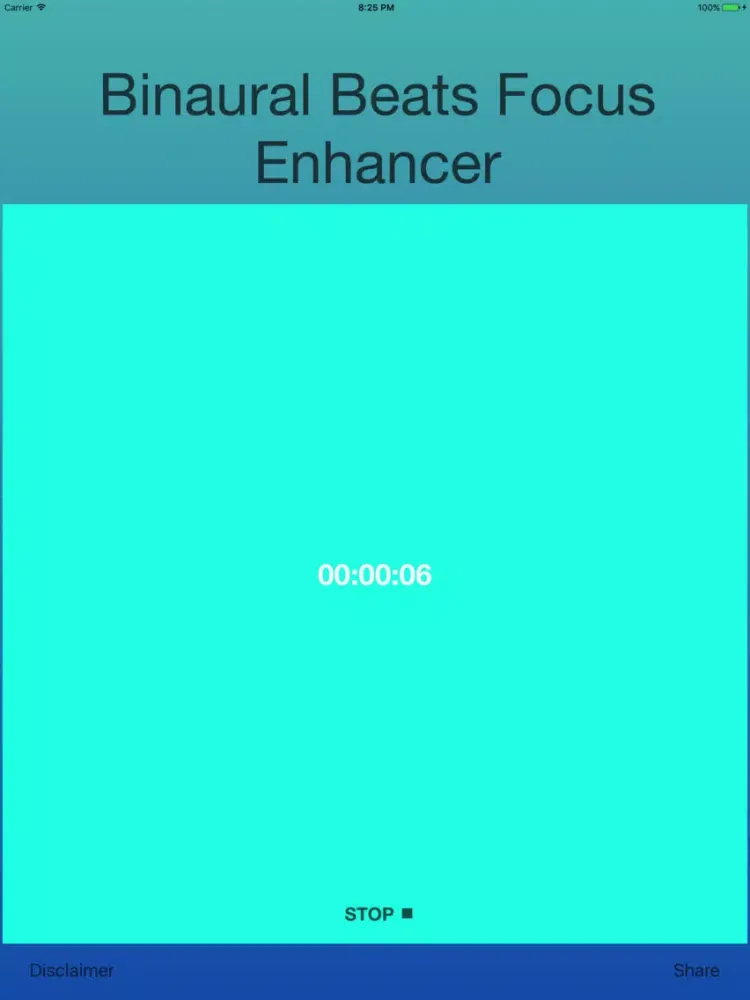 Binaural Beats Focus Enhancer iPad  Screenshots