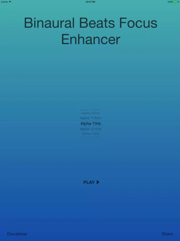 Binaural Focus Enhancer Pro iPad  স্ক্রিনশট
