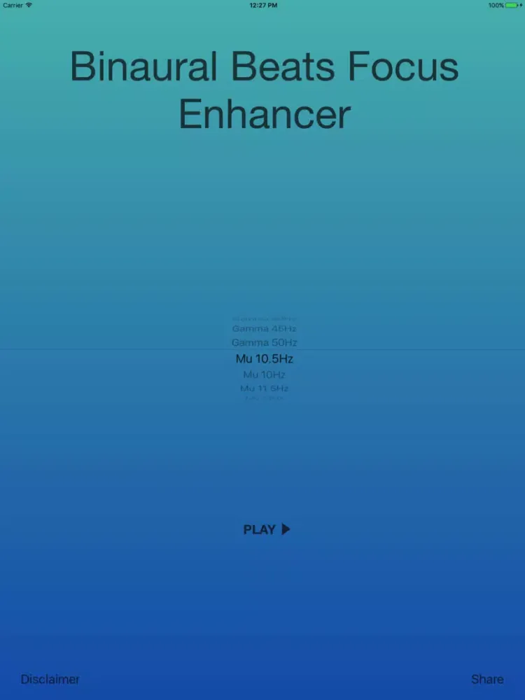 Binaural Focus Enhancer Pro iPad  স্ক্রিনশট