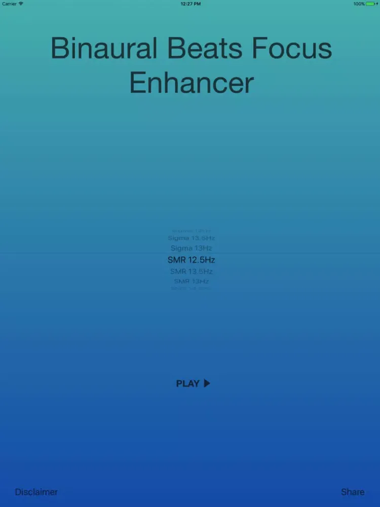 Binaural Focus Enhancer Pro iPad  স্ক্রিনশট