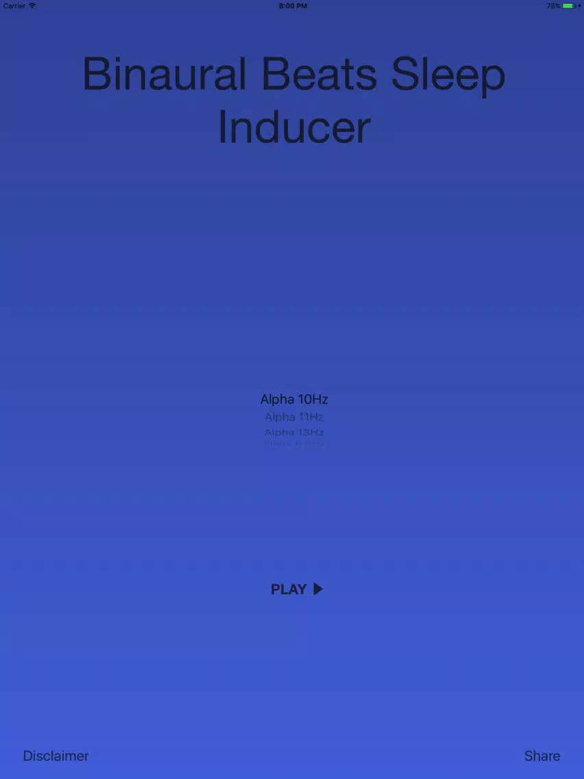 Binaural Beats Sleep Inducer iPad  سکرین شاٹس