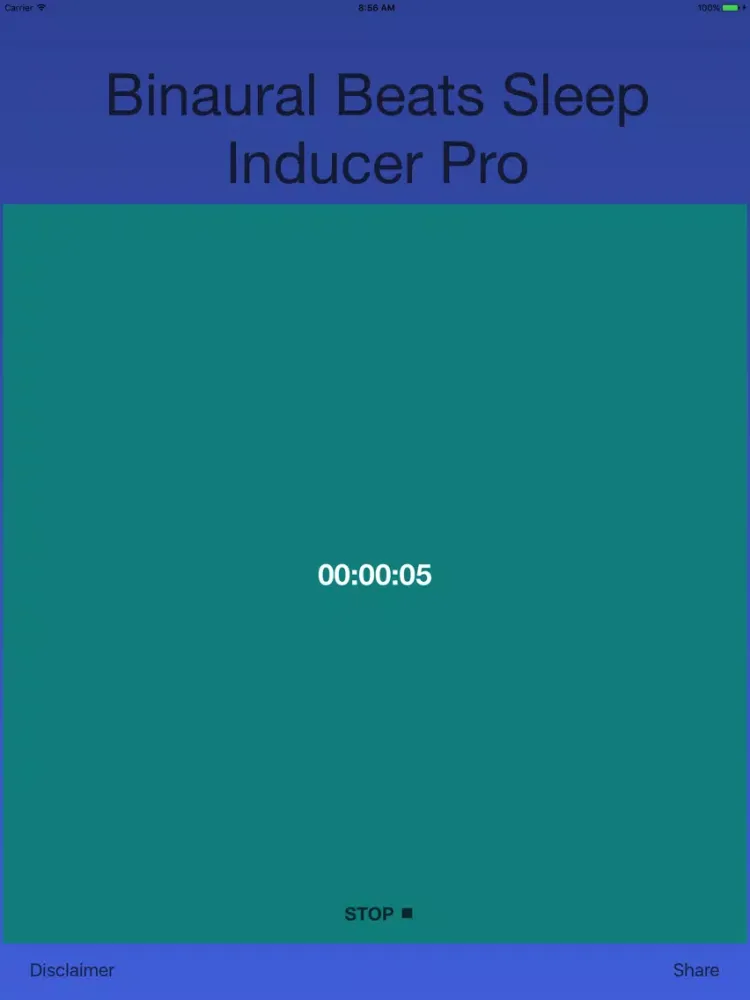 ภาพหน้าจอของ Binaural Sleep Inducer Pro iPad 