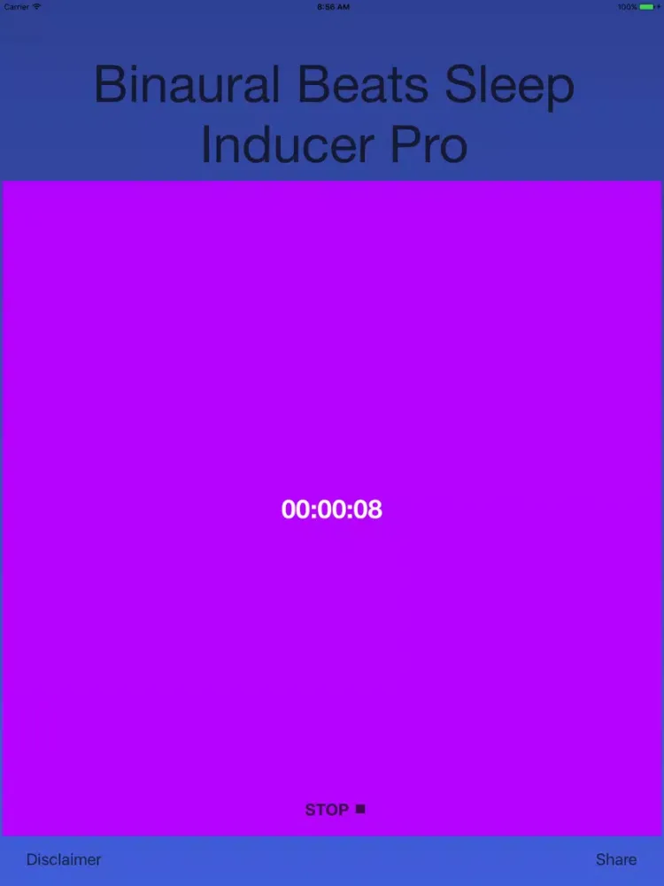 ภาพหน้าจอของ Binaural Sleep Inducer Pro iPad 