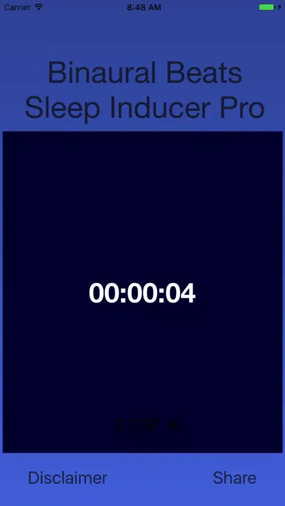ภาพหน้าจอของ Binaural Sleep Inducer Pro