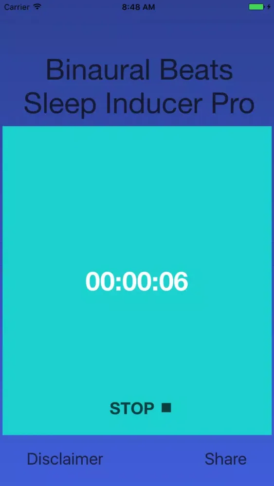 ภาพหน้าจอของ Binaural Sleep Inducer Pro