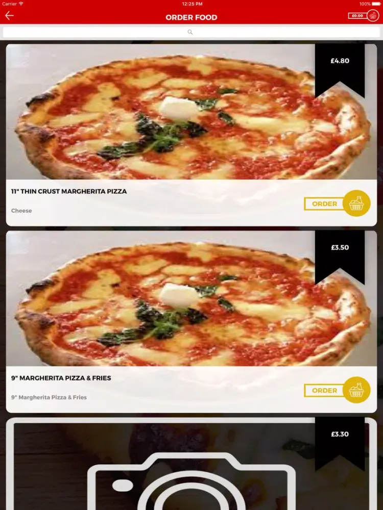 Ảnh chụp màn hình của NOSH INN LEEDS iPad 