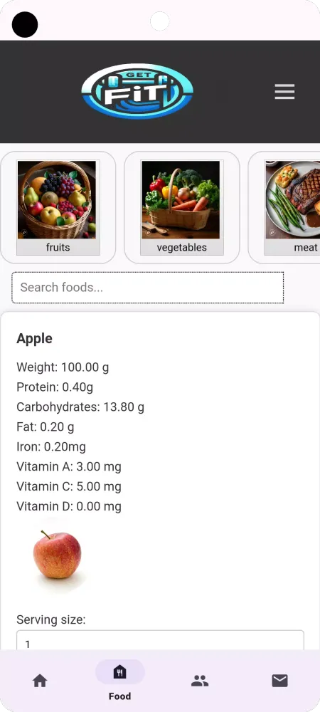 GetFit स्क्रीनशॉट
