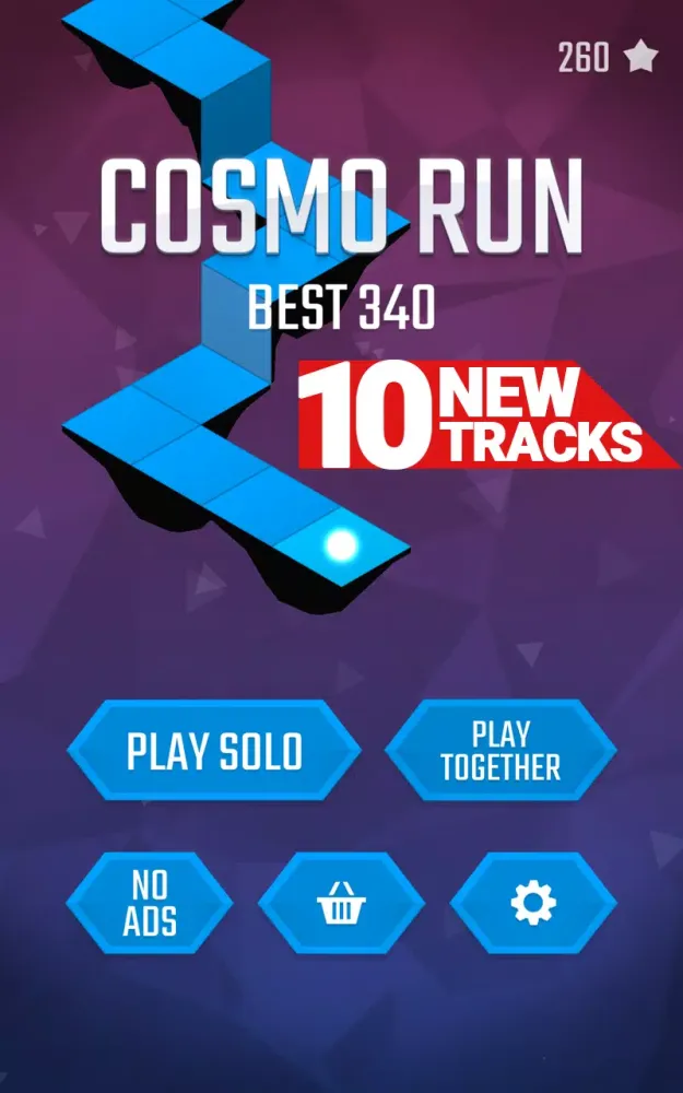 Capturas de tela do Cosmo Run