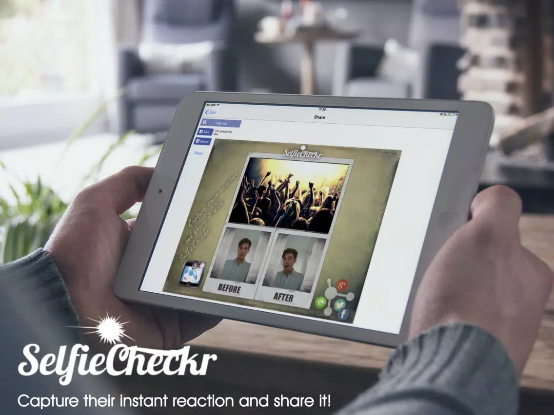 SelfieCheckr E2E Messenger iPad  Screenshots