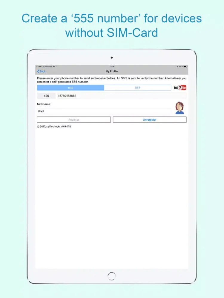 SelfieCheckr E2E Messenger iPad  Screenshots