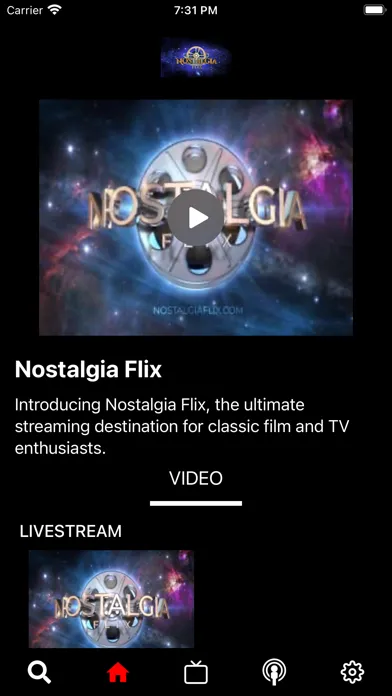 Screenshot di Nostalgia Flix