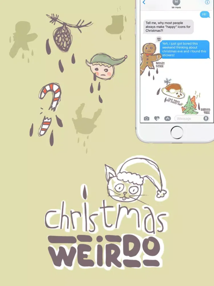 Tangkapan skrin Christmas Weirdo iPad 