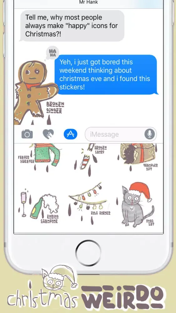 Tangkapan skrin Christmas Weirdo