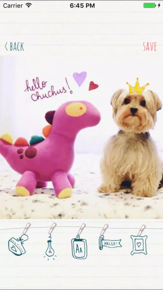 Ảnh chụp màn hình của Click Serendipity