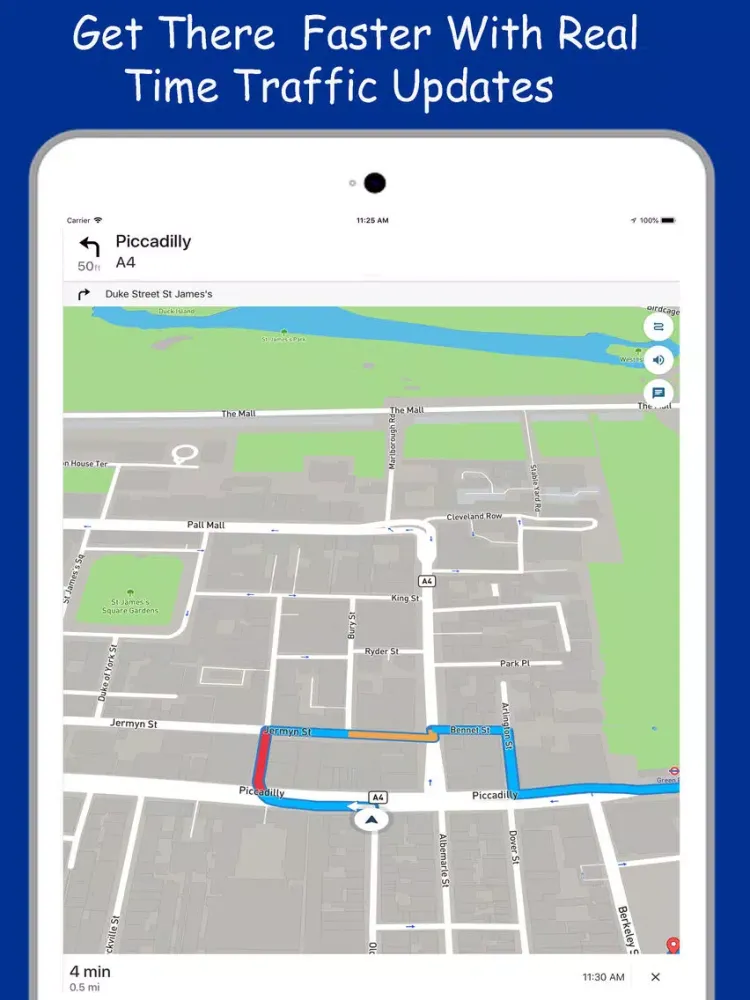 GPS Route Finder & Earth Maps iPad  スクリーンショット