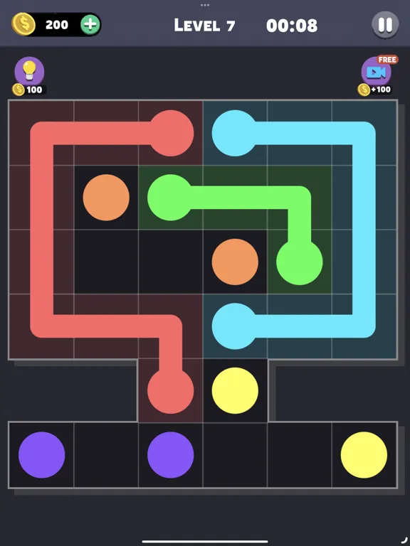 Same Color: Connect Two Dots iPad  Screenshots