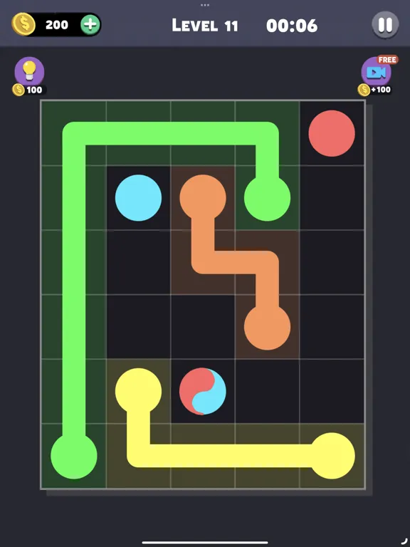 Same Color: Connect Two Dots iPad  Screenshots