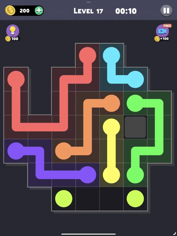 Same Color: Connect Two Dots iPad  Screenshots