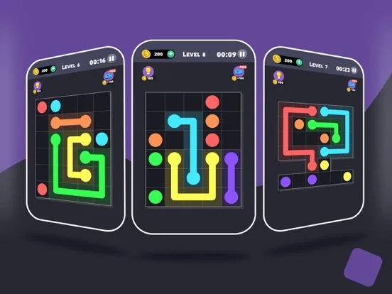 Same Color: Connect Two Dots iPad  Screenshots