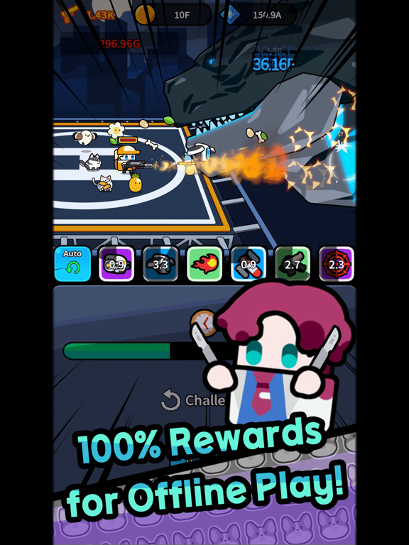 Ảnh chụp màn hình của Legend Z Hunter Idle RPG War iPad 