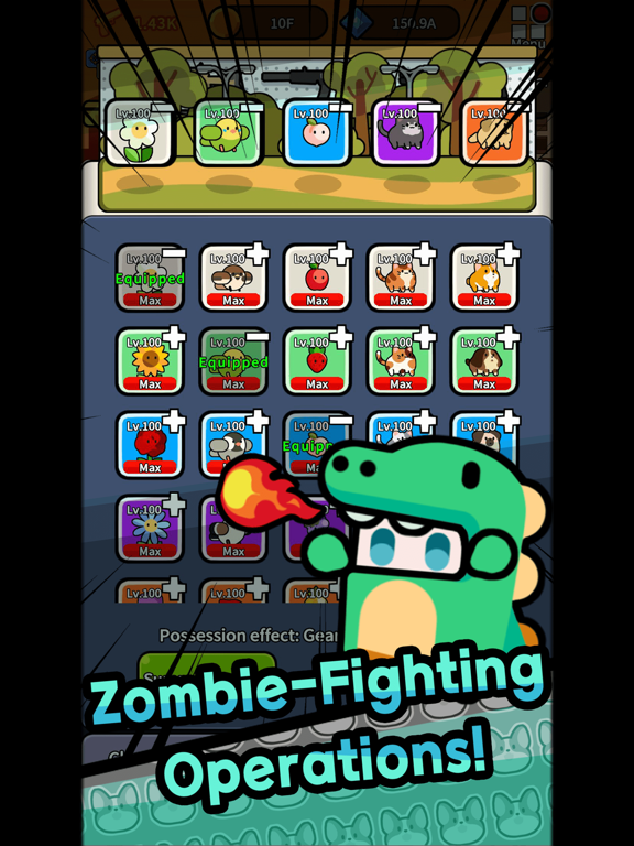 Ảnh chụp màn hình của Legend Z Hunter Idle RPG War iPad 