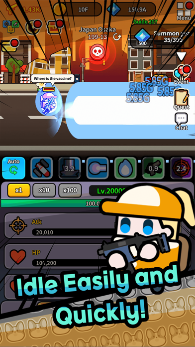 Ảnh chụp màn hình của Legend Z Hunter Idle RPG War