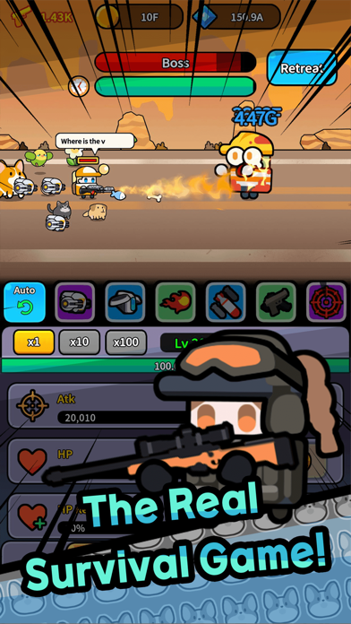 Ảnh chụp màn hình của Legend Z Hunter Idle RPG War