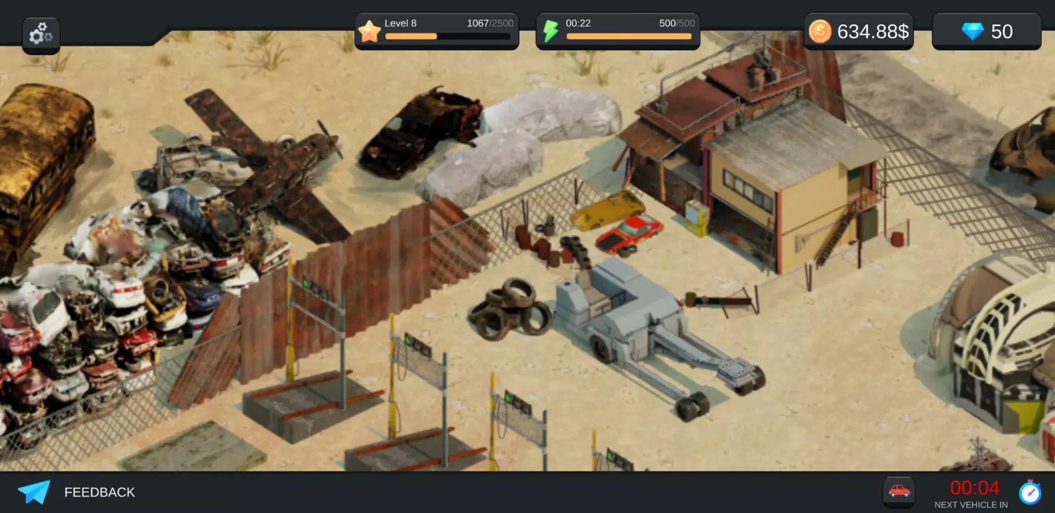 Capturas de tela do Junkyard Business