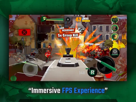 Ảnh chụp màn hình của No Surrender The War iPad 