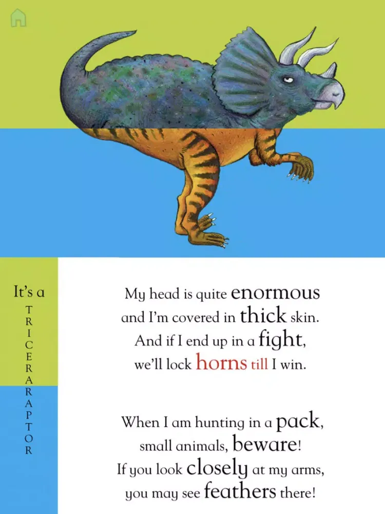 Flip Flap Dinosaurs iPad  Screenshots