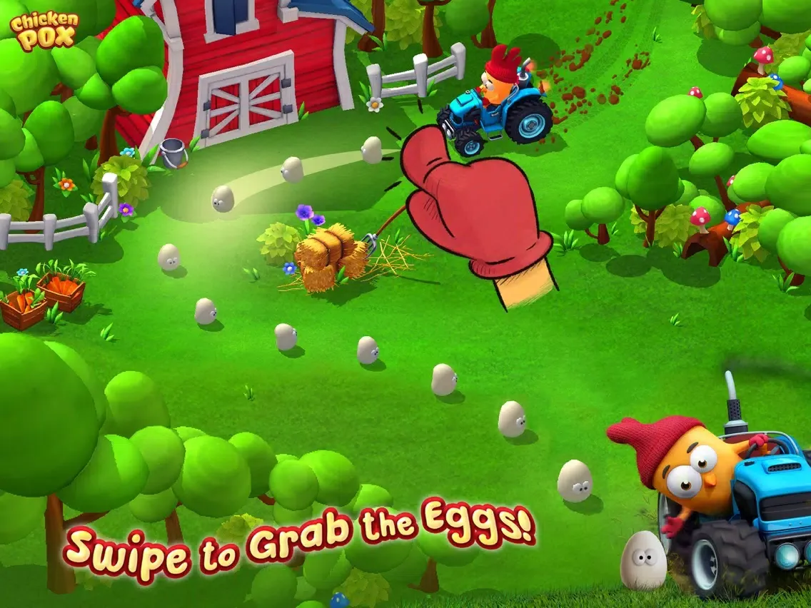 Capturas de tela do Chicken Pox: Scrambled Eggs! iPad 