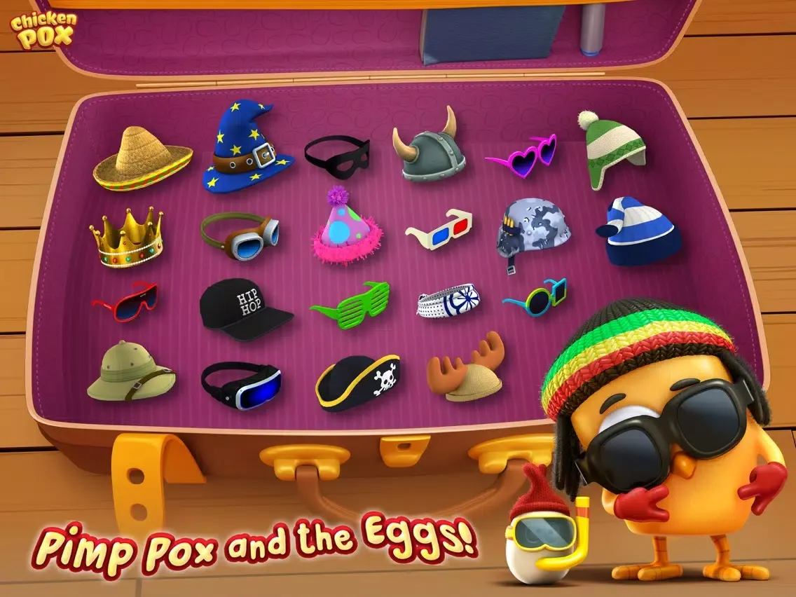 Capturas de tela do Chicken Pox: Scrambled Eggs! iPad 