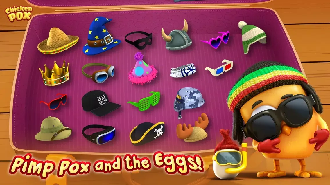 Capturas de tela do Chicken Pox: Scrambled Eggs!