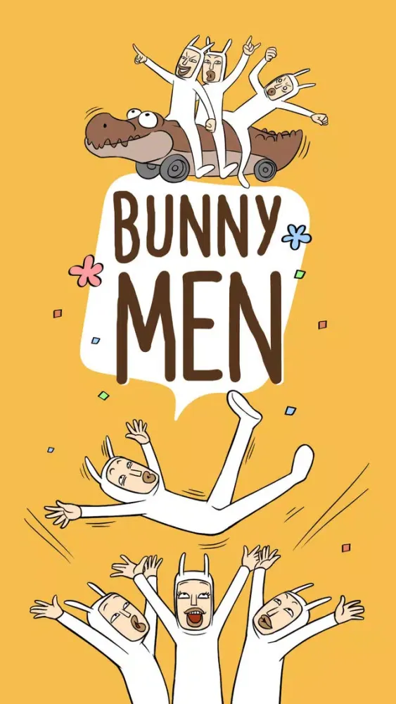 تصاویر Bunny Men stickers