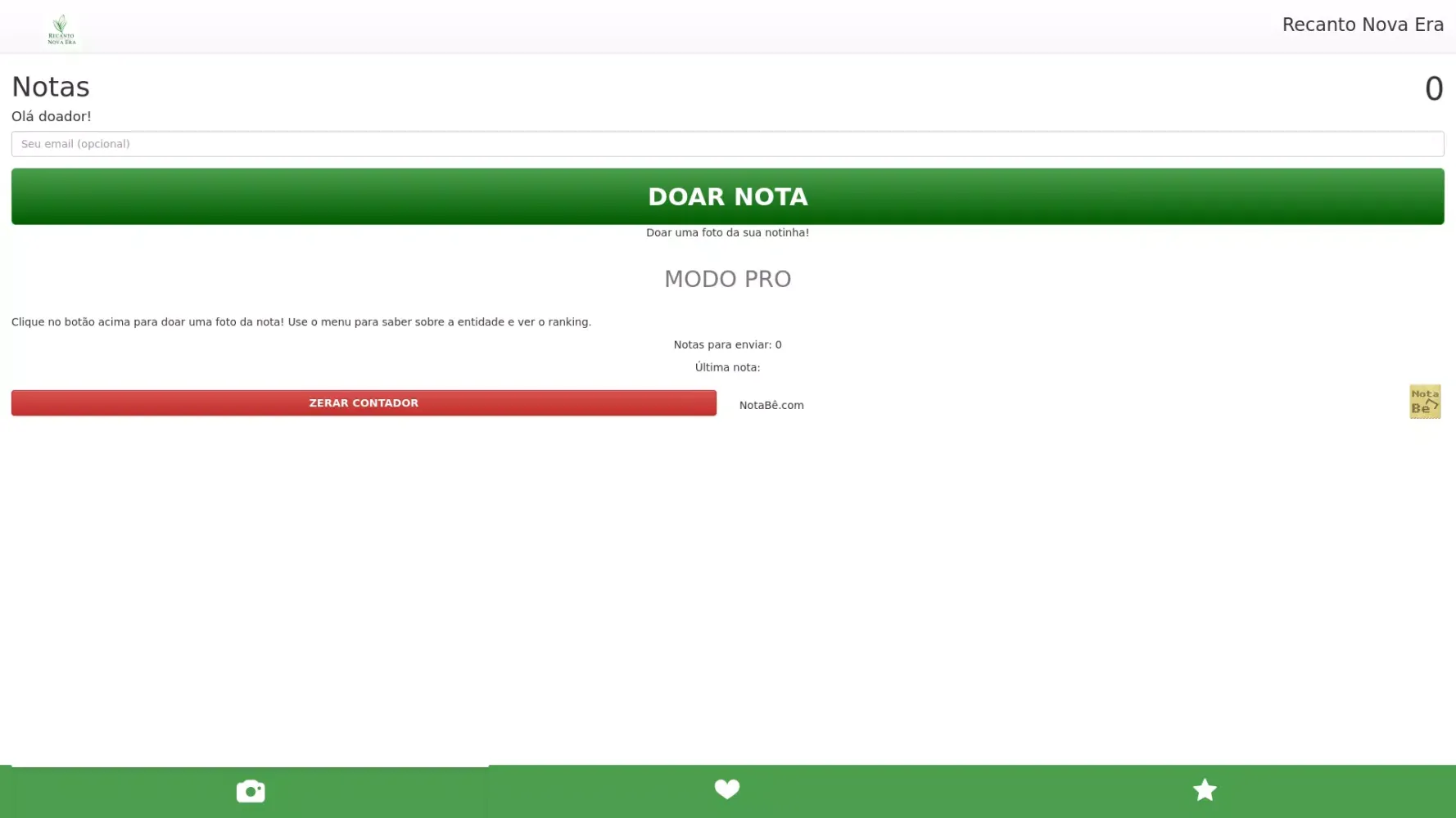 Recanto Nova Era NotaBê應用截圖