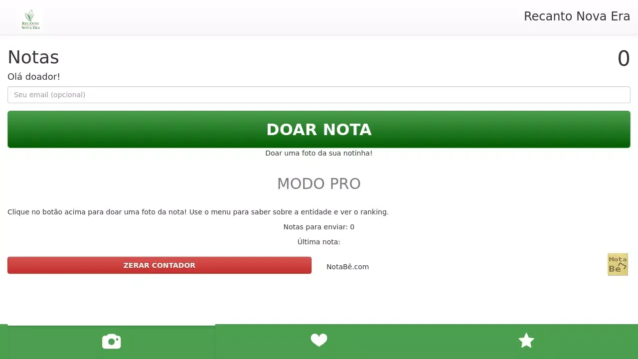 Recanto Nova Era NotaBê應用截圖