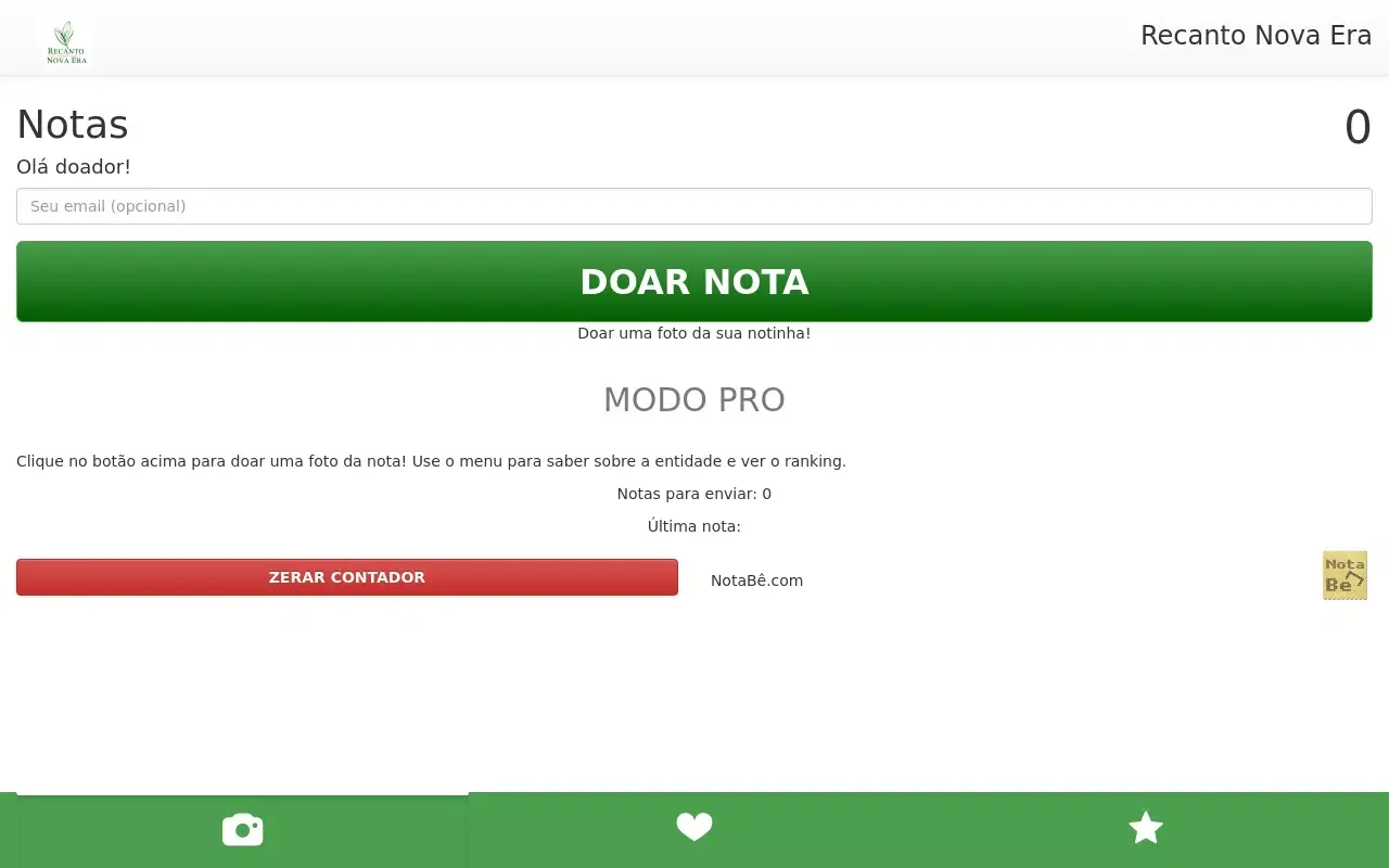 Recanto Nova Era NotaBê應用截圖