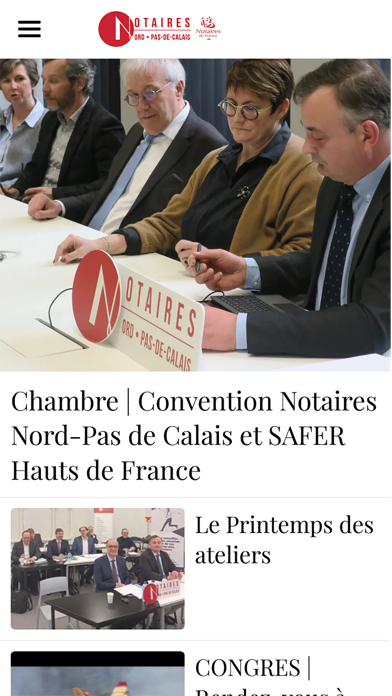 Notaires Nord-Pas-de-Calais 스크린샷