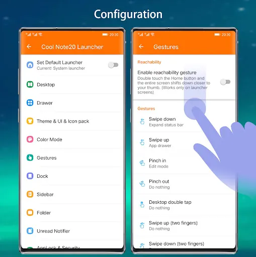 Screenshot di Cool Note20 Launcher Galaxy UI
