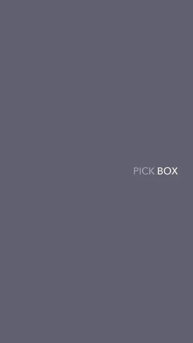 Ảnh chụp màn hình của PICKBOX