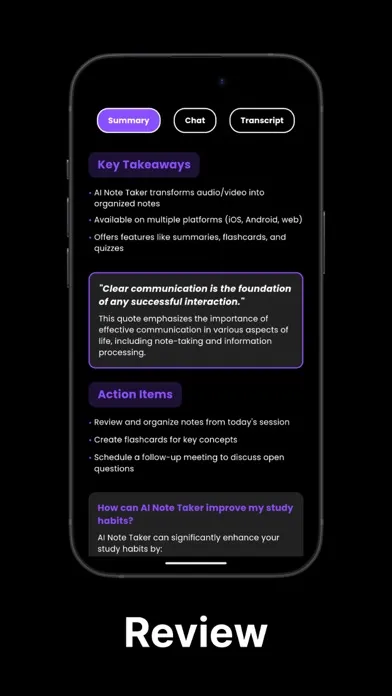 Notely - AI Note Taker Screenshots
