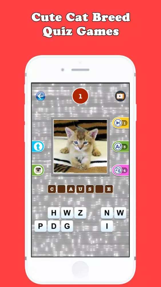 Cute Cat Breed Quiz Games Screenshots