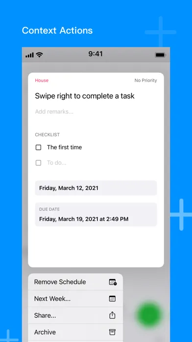 Capturas de pantalla de Weekly Plan