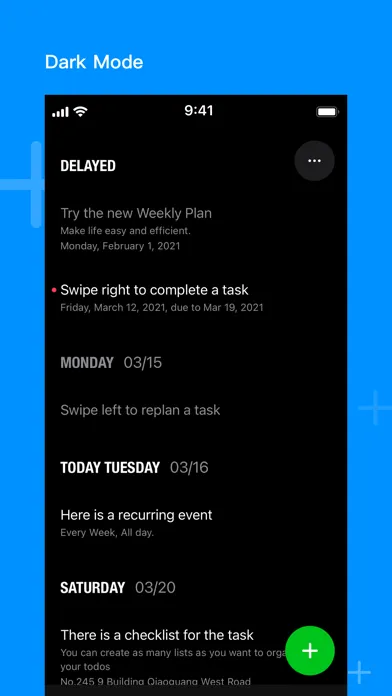 Capturas de pantalla de Weekly Plan