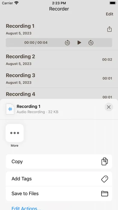 Ảnh chụp màn hình của Note Recognizer - A 440 Hz