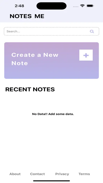Tangkapan layar NotesME Now