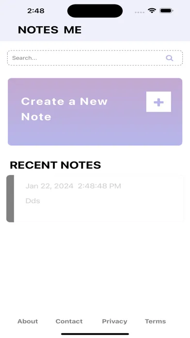 Tangkapan layar NotesME Now