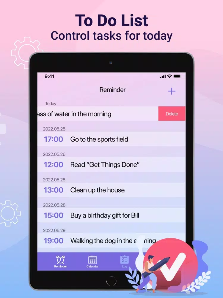 Reminder Alarm : To Do List iPad  스크린샷