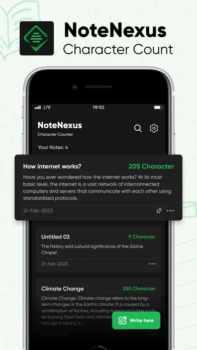 صور NoteNexus - Character Counter