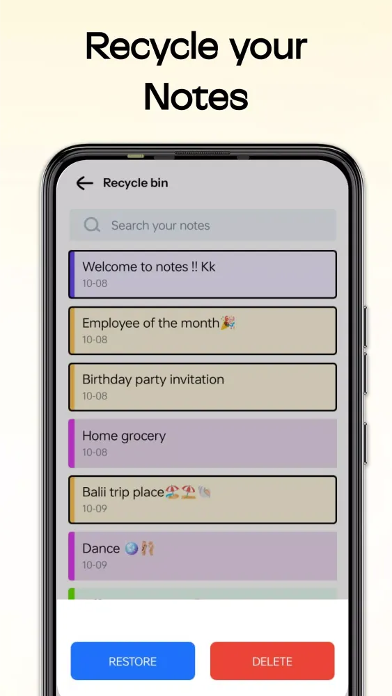 Notes, Notepad, Lists - Notely Screenshots